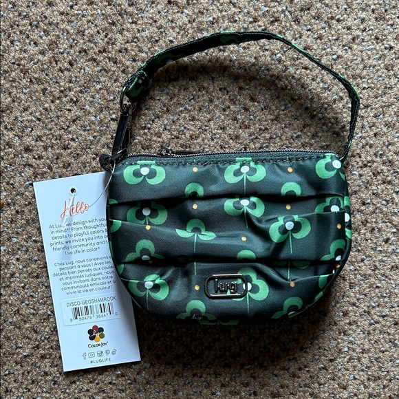 lug Handbags - NWT Lug Disco pouch in Geo Shamrock